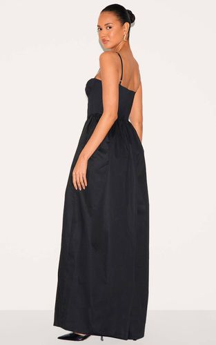 Black Combinaison Pantalon Large À Détail Corset Froncé Premium | Taille 32 - PrettyLittleThing - Modalova