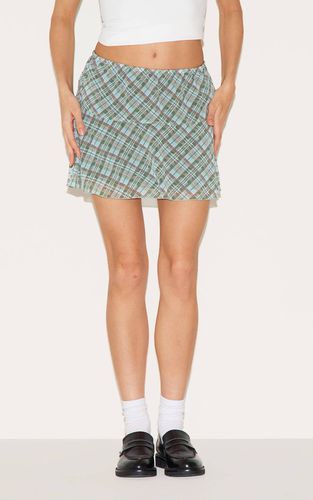 Green Jupe Mini À Ourlet À Volants | Taille 32 - PrettyLittleThing - Modalova