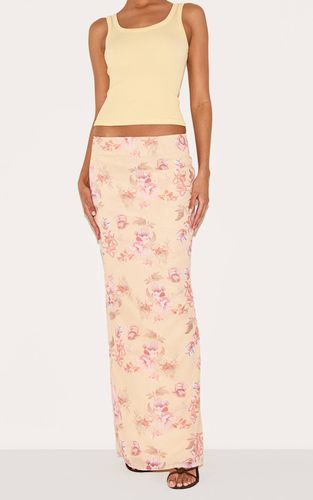 Lemon Jupe Longue En Mousseline Imprimé Zèbre | Taille 42 - PrettyLittleThing - Modalova