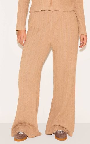 Stone Pantalon Large Texturé Grande Taille Coordonné | Taille 44 - PrettyLittleThing - Modalova