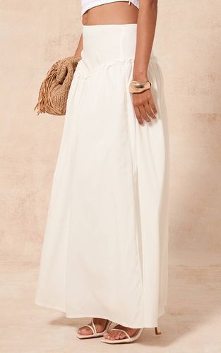 White Jupe Maxi À Volume | Taille 42 - PrettyLittleThing - Modalova
