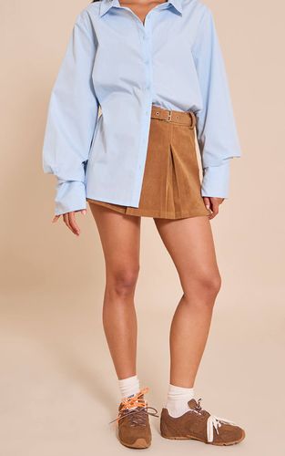Mini-jupe Plissée En Synthétique | Taille 32 - PrettyLittleThing - Modalova