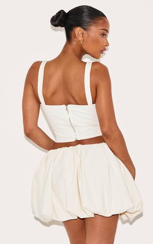 Cream Ensemble Top Corset À Bordure En Dentelle Shape | Taille 42 - PrettyLittleThing - Modalova
