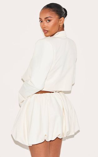 Cream Blazer Court Ajusté Shape Ensemble Coordonné | Taille 44 - PrettyLittleThing - Modalova