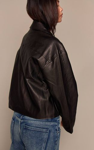 Black Veste En Synthétiquecuir Avec Fermeture Éclair | Taille XL - PrettyLittleThing - Modalova