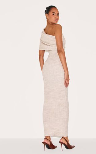 Stone Robe Longue Asymétrique Texturée À Une Épaule | Taille 32 - PrettyLittleThing - Modalova