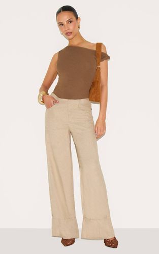 Natural Stone Pantalon Large Petite Taille Invisible À Revers | Taille 42 - PrettyLittleThing - Modalova