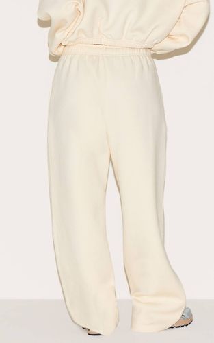 Cream Joggers Oversize À Ourlets À Cordon De Serrage | Taille XL - PrettyLittleThing - Modalova