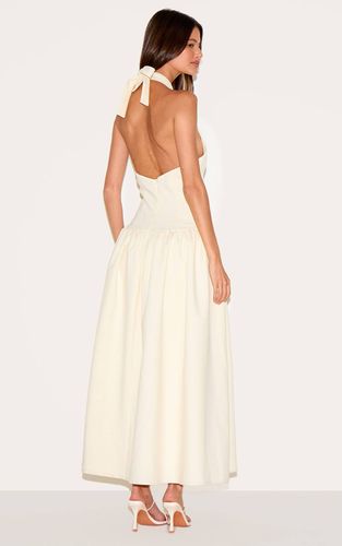 Lemon Robe Midi Ajustée À Col Montant | Taille 42 - PrettyLittleThing - Modalova