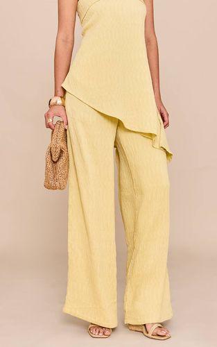 Lemon Ensemble Pantalon Large Texturé Coordonné | Taille 42 - PrettyLittleThing - Modalova