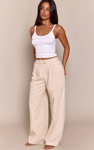 Stone Pantalon Tailleur Large Petite Taille | Taille 42 - PrettyLittleThing - Modalova