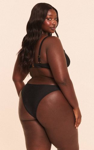 Black Bas De Bikini Tanga Boomerang Grande Taille | Taille 56 - PrettyLittleThing - Modalova