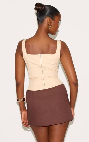 Lemon Corset Long À Baleines Avec Ourlet Plongeant | Taille 42 - PrettyLittleThing - Modalova