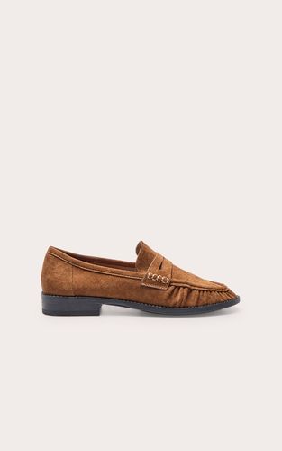 Mocassin En Daim | Taille 38 - PrettyLittleThing - Modalova