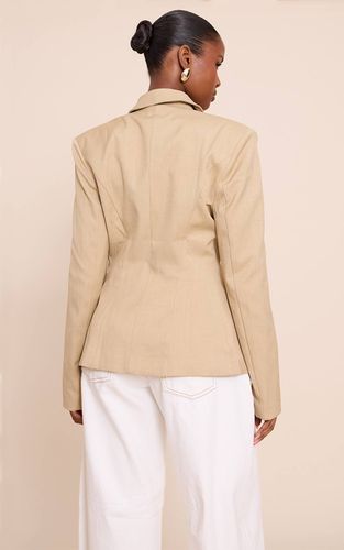 Blazer Ouvert Cintré À La Taille | Taille 32 - PrettyLittleThing - Modalova