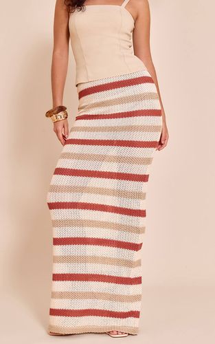 Jupe Longue À Rayures Texturées | Taille 42 - PrettyLittleThing - Modalova