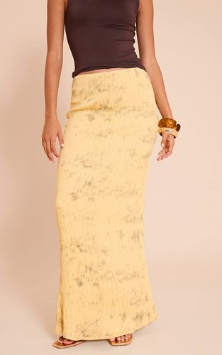 Lemon Jupe Longue Imprimée Texturée | Taille 32 - PrettyLittleThing - Modalova