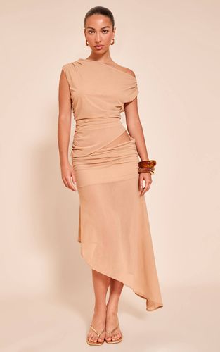 Jupe Midi Asymétrique En Mousseline | Taille 42 - PrettyLittleThing - Modalova