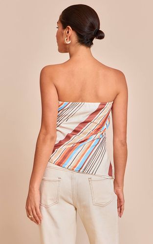 Multi Haut Bandeau Petite À Rayures | Taille 42 - PrettyLittleThing - Modalova