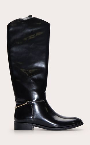 Black Botte Cavalière Montante | Taille 36 - PrettyLittleThing - Modalova