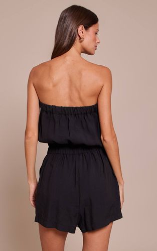 Black Combi-short Bandeau Texturée Tissée | Taille 32 - PrettyLittleThing - Modalova