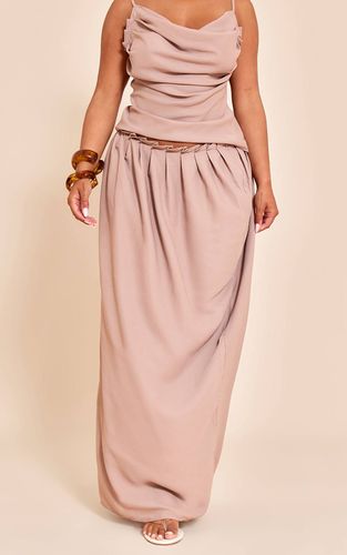 Mocha Jupe Longue Plissée Shape | Taille 36 - PrettyLittleThing - Modalova