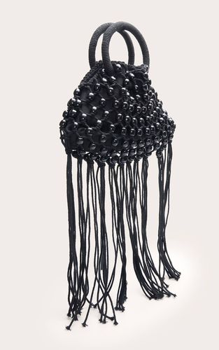 Black Sac Seau Tissé Perlé - PrettyLittleThing - Modalova
