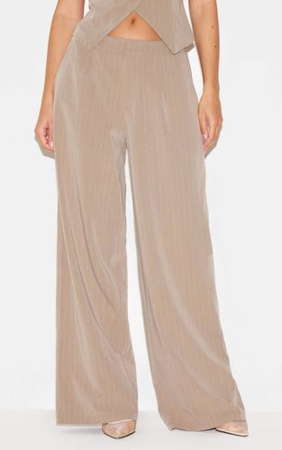 Pantalon Large À Rayures Tennis Coupe Ajustée | Taille 32 - PrettyLittleThing - Modalova