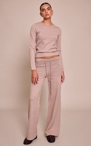 Pantalon En Maille Fine Avec Taille À Cordon | Taille Small - PrettyLittleThing - Modalova