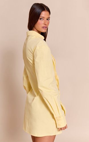 Lemon Robe Chemise Asymétrique À Manches Longues Avec Boutonnage | Taille 32 - PrettyLittleThing - Modalova