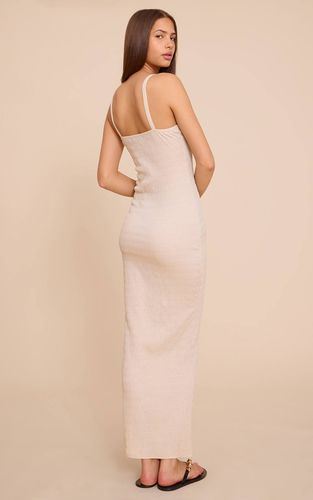 Robe Longue Texturée Sans Manches À Encolure Arrondie | Taille 42 - PrettyLittleThing - Modalova