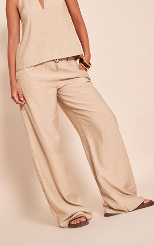 Stone Ensemble Coordonné Pantalon Large À Rayures Tissé Avec Cordon De Serrage | Taille 32 - PrettyLittleThing - Modalova