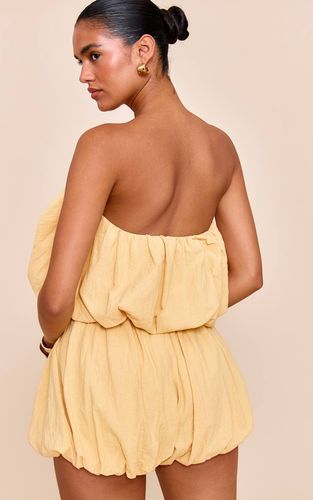 Lemon Combi-short Bandeau À Détail Bouffant | Taille 32 - PrettyLittleThing - Modalova