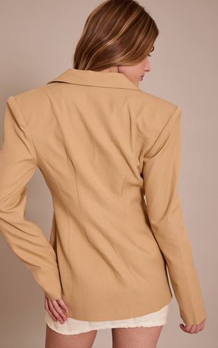 Blazer Cintré À La Taille Prune | Taille 42 - PrettyLittleThing - Modalova