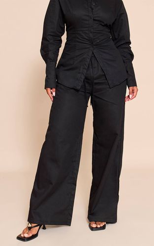 Pantalon Large Taille Élastiquée À Rayures Shape | Taille 36 - PrettyLittleThing - Modalova