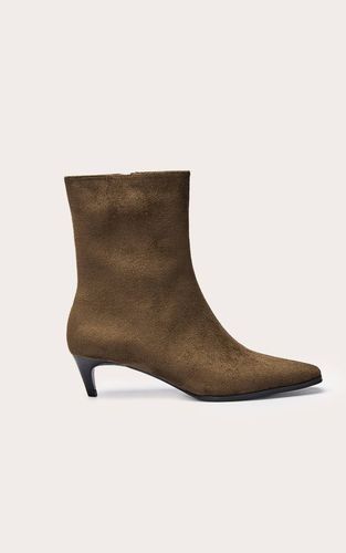 Olive Bottine À Talon Chaton En Synthétique | Taille 36 - PrettyLittleThing - Modalova