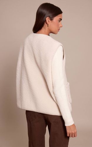 Cream Gilet Sans Manches En Synthétique | Taille 42 - PrettyLittleThing - Modalova