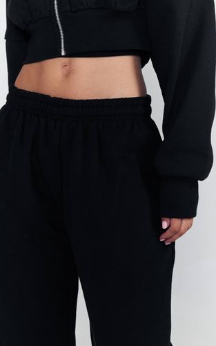 Black Pantalon De Jogging À Jambe Droite | Taille XS - PrettyLittleThing - Modalova