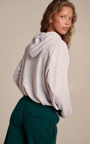 Ash Grey Sweat À Casynthétiqueche Zippé En Molleton Bouclette Avec Taille Élastiquée | Taille XL - PrettyLittleThing - Modalova