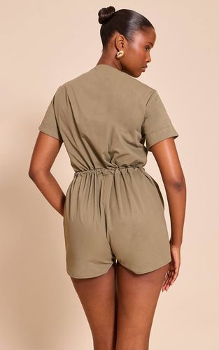Khaki Combi-short Utilitaire À Ceinture Nouée | Taille 42 - PrettyLittleThing - Modalova