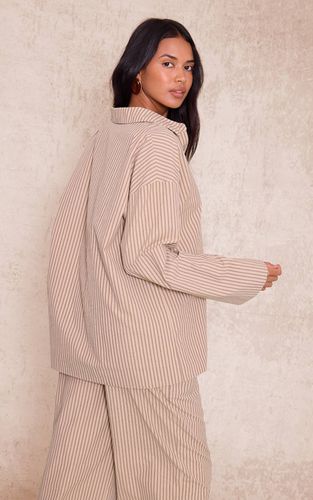 Stone Chemise Oversize À Fines Rayures | Taille 34 - PrettyLittleThing - Modalova
