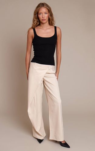 Stone Pantalon Tissé À Nouer Sur Le Devant | Taille 32 - PrettyLittleThing - Modalova