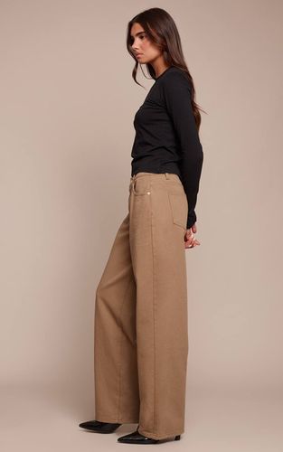 Olive Jean Droit Taille Mi-haute | Taille 42 - PrettyLittleThing - Modalova