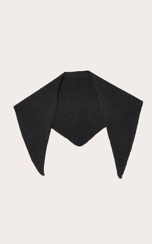 Black Châle En Maille Brossée - PrettyLittleThing - Modalova