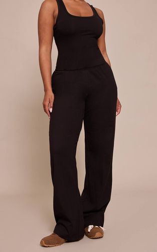 Washed Black Pantalon Large Taille Haute Shape Coordonné | Taille 34 - PrettyLittleThing - Modalova