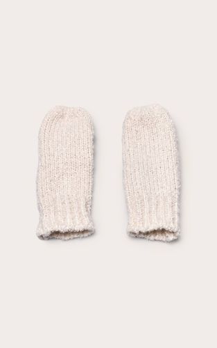 Cream Moufles En Maille À Pompons | Taille Medium/Large - PrettyLittleThing - Modalova