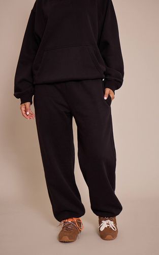 Black Pantalon De Jogging À Revers Petite Taille | Taille Small - PrettyLittleThing - Modalova