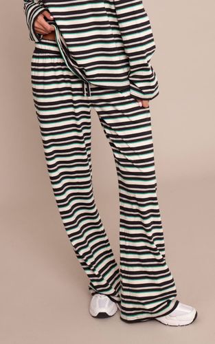 Black Pantalon Large À Rayures Avec Cordon De Serrage Ensemble Coordonné | Taille 32 - PrettyLittleThing - Modalova