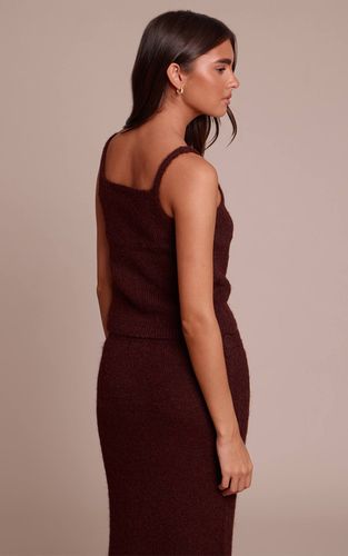 Brown Débardeur En Maille | Taille XS - PrettyLittleThing - Modalova