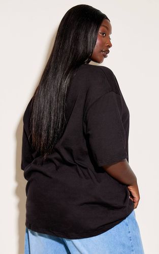 Black T-shirt Oversize Basic Plus | Taille 2XL - PrettyLittleThing - Modalova